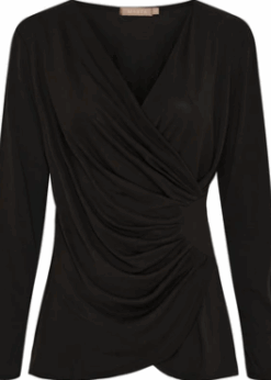 Marta Primrose Bluse Sort