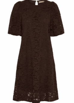 Marta Yuna Brun Kjole I Blonder