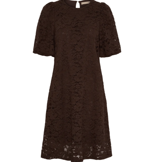 Marta Yuna Brun Kjole I Blonder