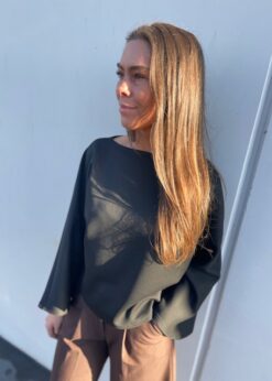 Sort Lauren Bluse Fra Continue