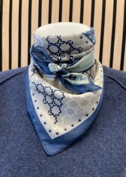 Three M Lille Tørklæde I Blå Mint Farver