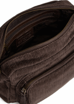 Brun Depeche Taske I Fløjl 16718