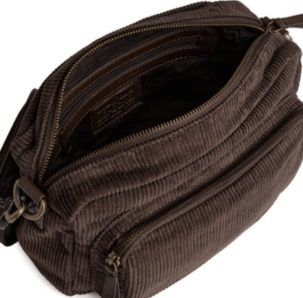 Brun Depeche Taske I Fløjl 16718