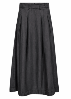 Co Couture Anya Sort Denim Nederdel