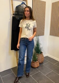 Co Couture Creme Cocouture Tee Og Birkin Jeans Fra Pieszak