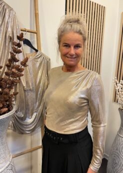 Co Couture Margot Drape Bluse