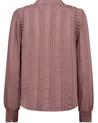 Co Couture Skjorte Kesi Lace V Shirt Rose