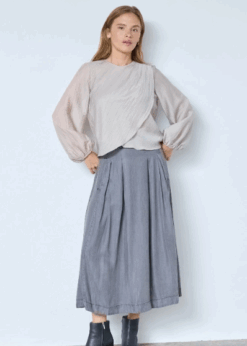 Conny Drape Co Couture Bluse