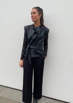 Continue Alberte Meshbluse Og Co Couture Glitt Pleat Top