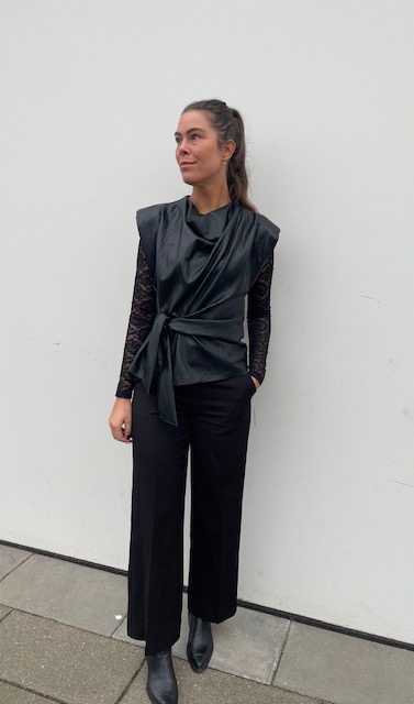 Continue Alberte Meshbluse Og Co Couture Glitt Pleat Top