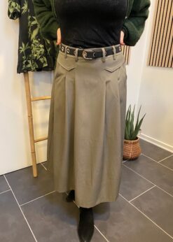 Luna Pocket Nederdel Walnut Fra Co Couture