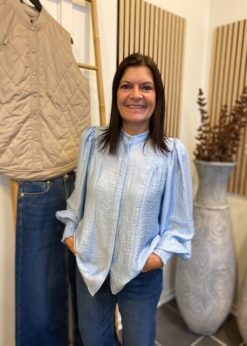 Lyseblå Tassy Skjorte Fra Co Couture