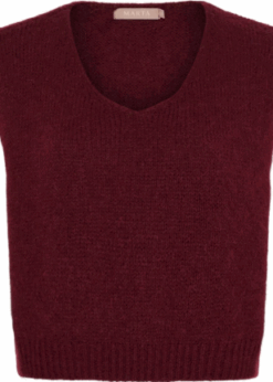 Marta Marlene Vest I Bordeaux