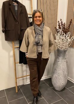 Marta Pia Jacket Og Three M Tørklæde