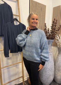 Sorbet Gulmina Strik I Blå Farver