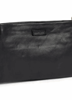 Sort Clutch Med Nitter Style 16958 Fra Depeche