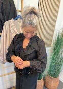 Sort Naria Bluse Fra Marta