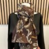 Three M Tørklæde I Brunt Paisley Print