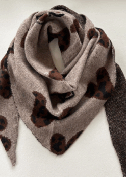 Three M Tørklæde Sand Camel Brun