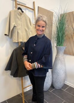 Arwen Denim Jakke Kappe Fra Marta