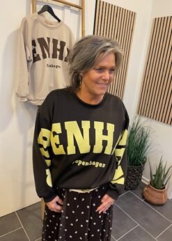 Brun Gul Hibuscus Sweat Fra Marta