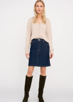 Denim Nederdel Fra Pieszak