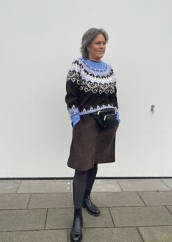 Freequent Strik Og Marta Brun June Nederdel