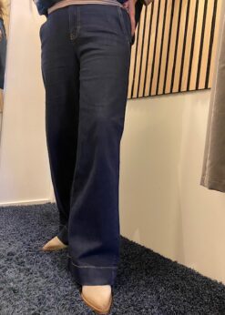 Jeans I Mørk Denim Style Barba Fra Part Two