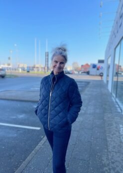 Marineblå Olia Jakke Fra Part Two