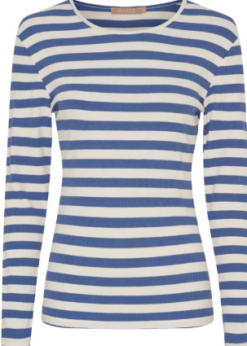 Marta Beogina Bluse Fiorda Jeans Blå