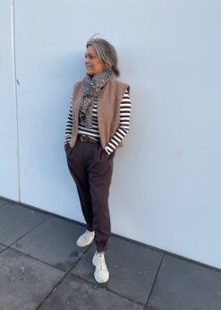 Marta Fienna Buks Moro Og Stribet Marta Bluse