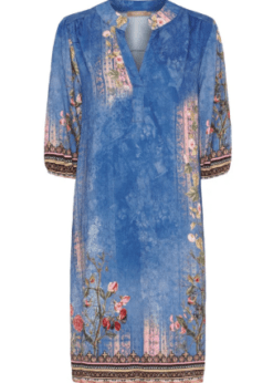 Marta Goldie Kjole Blåt Print