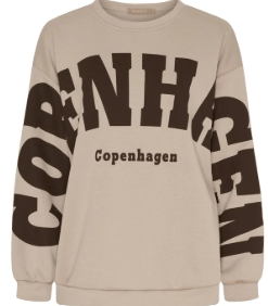 Marta Hibiscus Sweat Beige Brun