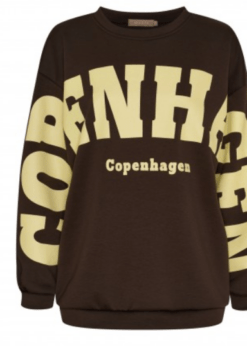 Marta Hibiscus Sweat Brun Gul