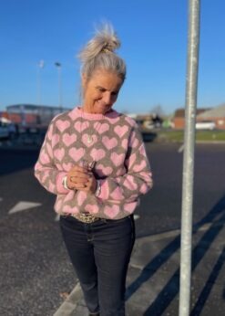 Strik Style Cara Pink Camel Fra Marta