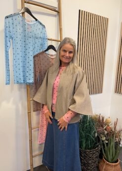 Three M Lyserød Mesh Dots Og Pia Jakke Fra Marta