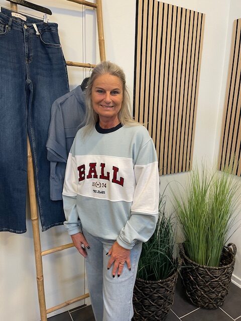 Ball Sweat Lyseblå Hvid Rød