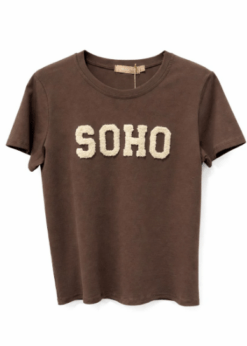 Brun Beige Herdis T Shirt Fra Marta