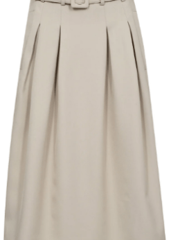 Co Couture Luna Belt Midi Taupe Nededel