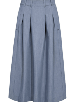 Co couture Elly Pleat Skirt Dusty Blue