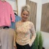 Elissa Bluse I Beige Multi Fra Marta
