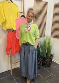 Marta Costanza Strik Grøn Og Co Couture Nederdel