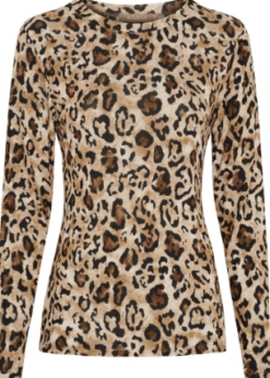 Marta Elissa Bluse Leoprint