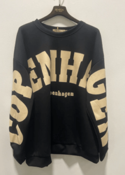 Marta Hibiscus Sweat Sort Beige