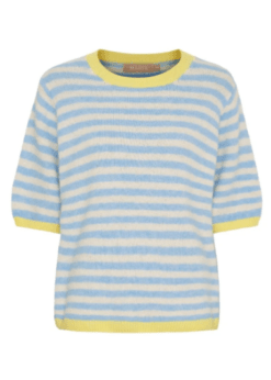 Marta Ruth Strik Lyseblå Gul