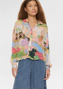 Numph Skjorte Multi Farvet Print