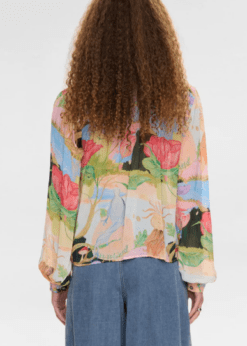 Skjorte Fra Numph I Multifarvet Print