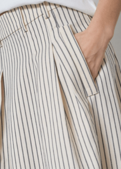 Stribet Salvie Nederdel Fra Co Couture