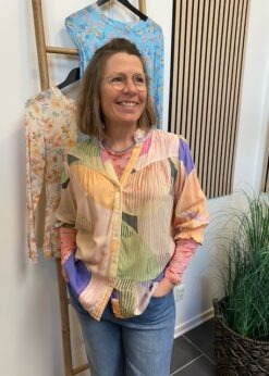 Vanting Bluse I Multifarvet Print