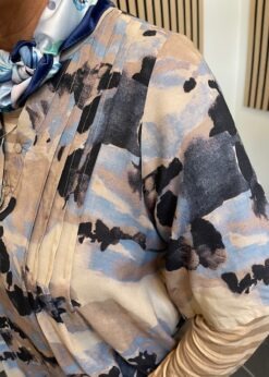 Vanting Tunika 9813 Beige Blå Brun Print